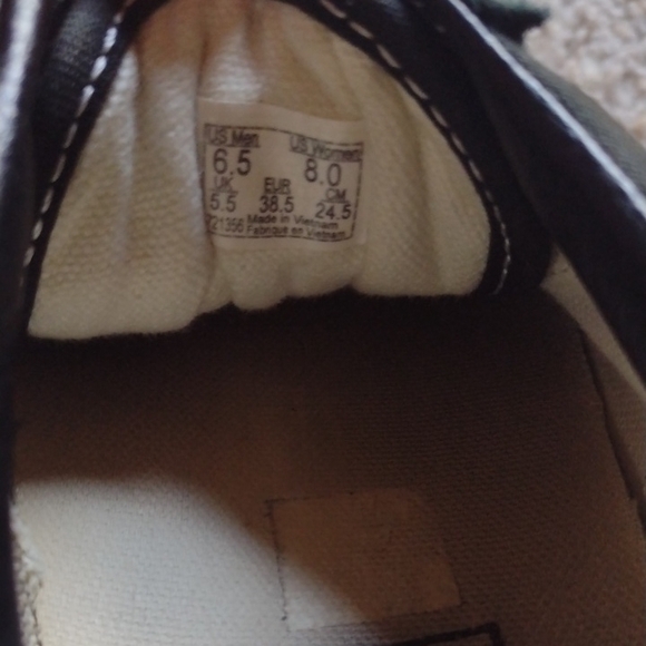 Vans Black and White Old Skool Sneakers - Picture 9 of 9